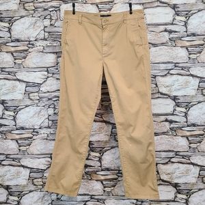 J. Crew Chino Petite Pants Solid Tan Camel Pockets